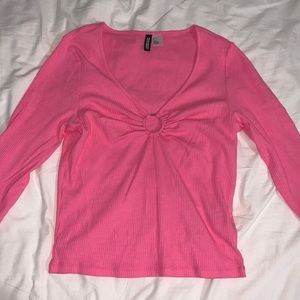 Pink Plunge Ring Top